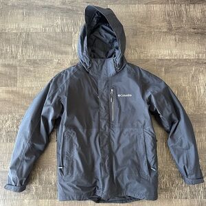 Columbia Black 3 in 1 Jacket with Omni-Heat Technology - Men’s Medium